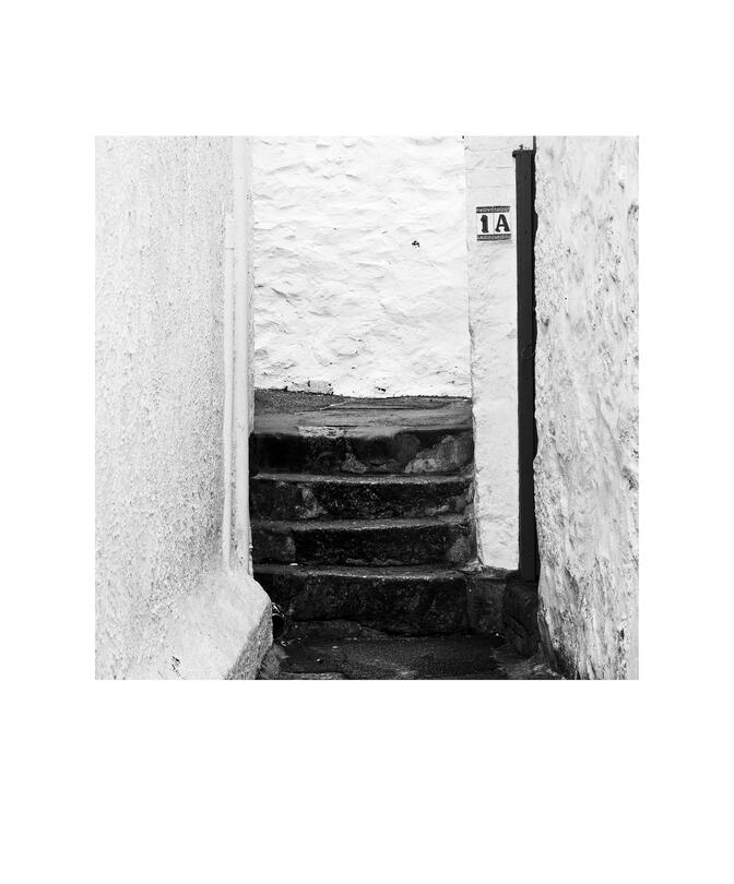 Black and white photograph by Bradley Cummings titled 1A, St Ives, 2026